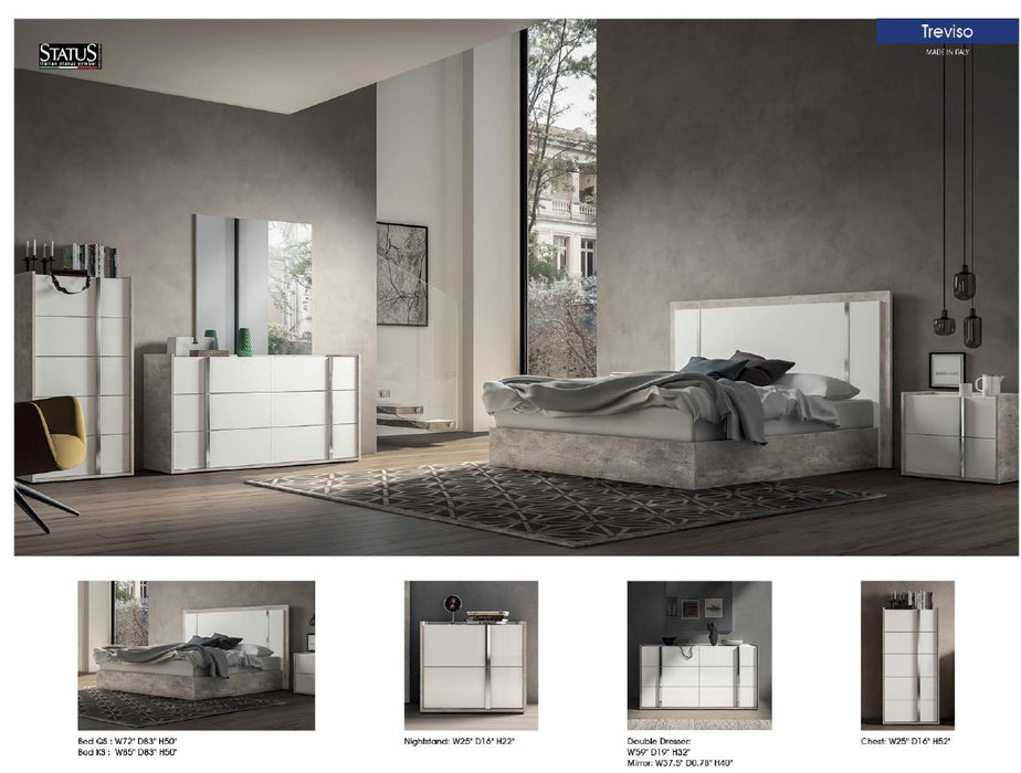 Treviso Bed Queen - In Stock Furniture