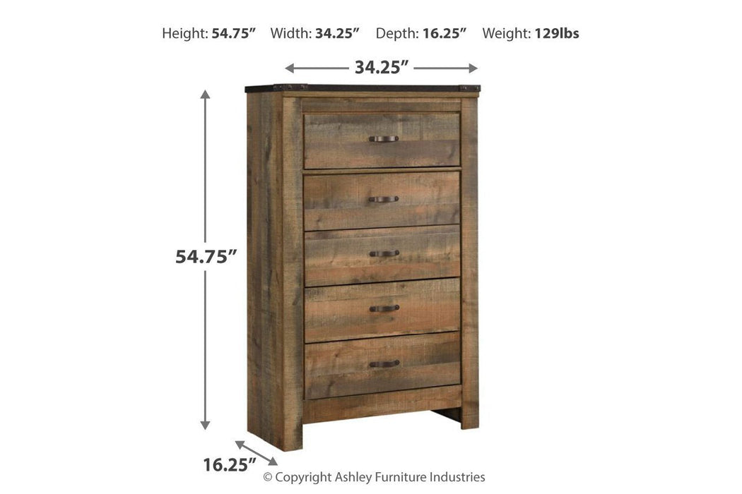 Trinell Brown Chest of Drawers - B446-46 - Gate Furniture