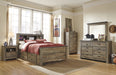 Trinell Brown Full Panel Bookcase Under Bed Storage Bed - Gate Furniture