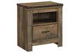 Trinell Brown Nightstand - B446-91 - Gate Furniture
