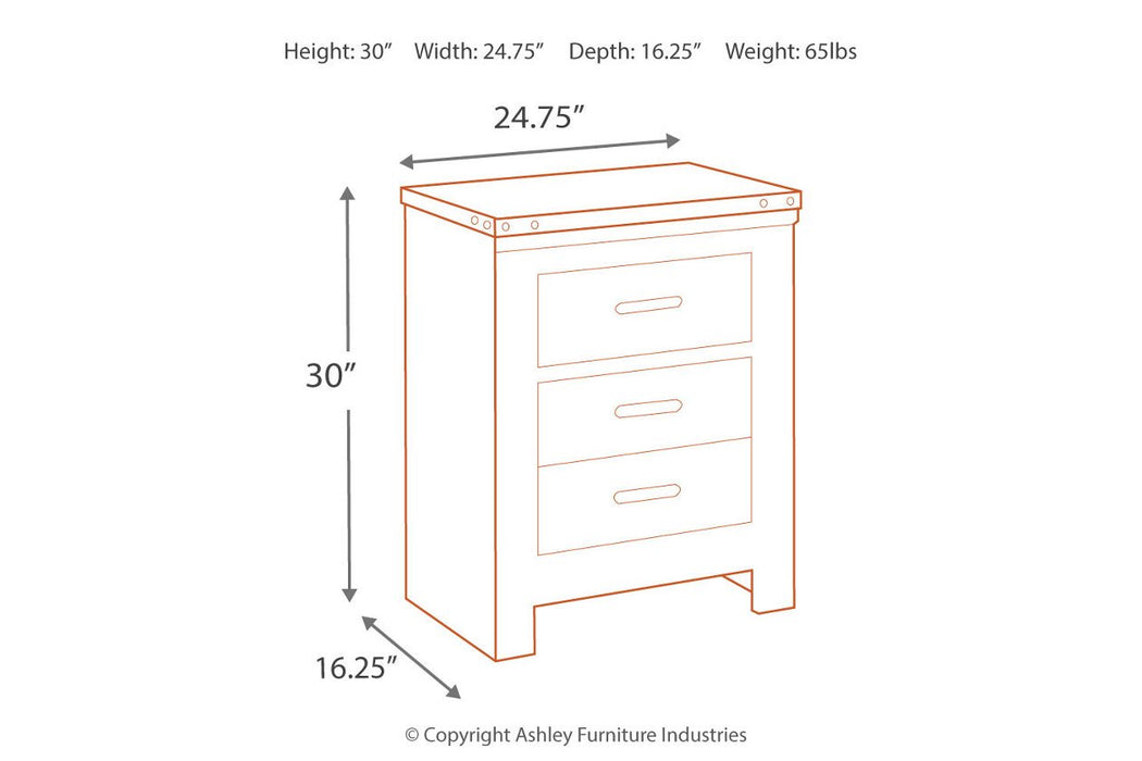 Trinell Brown Nightstand - B446-92 - Gate Furniture