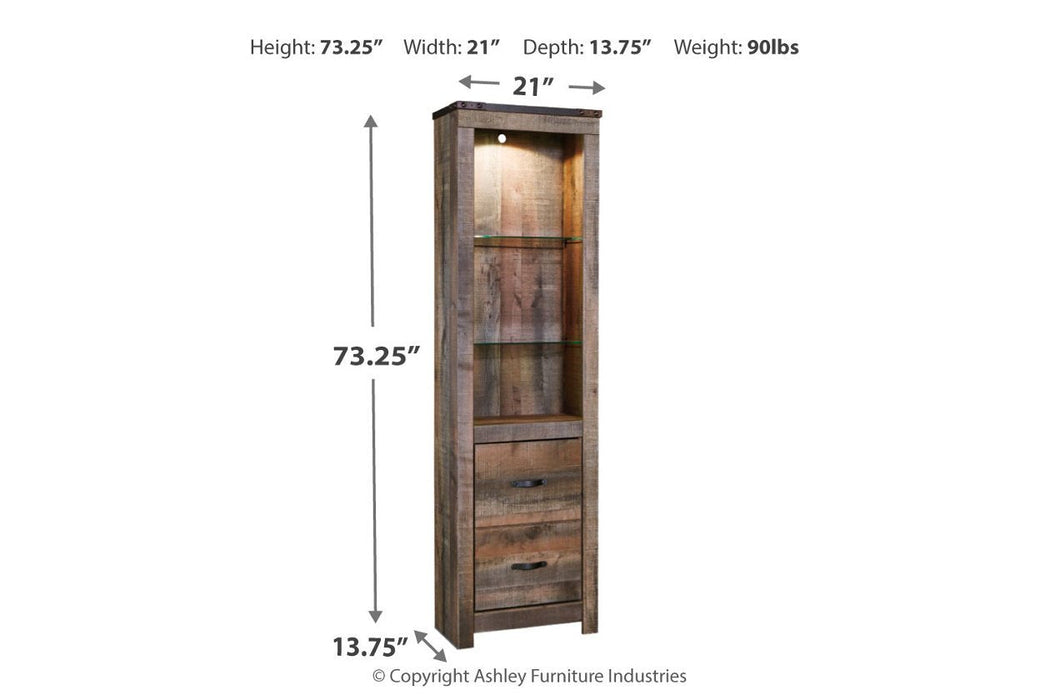 Trinell Brown Pier - W446-24 - Gate Furniture