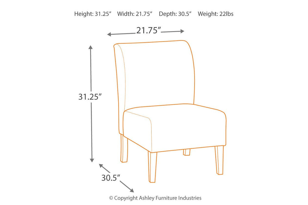 Triptis Gray/Tan Accent Chair - A3000063 - Gate Furniture