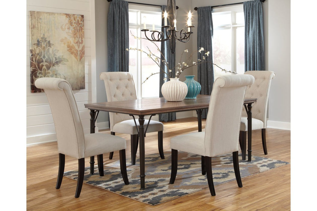 Tripton Linen Dining Chair (Set of 2) - D530-01 - Gate Furniture