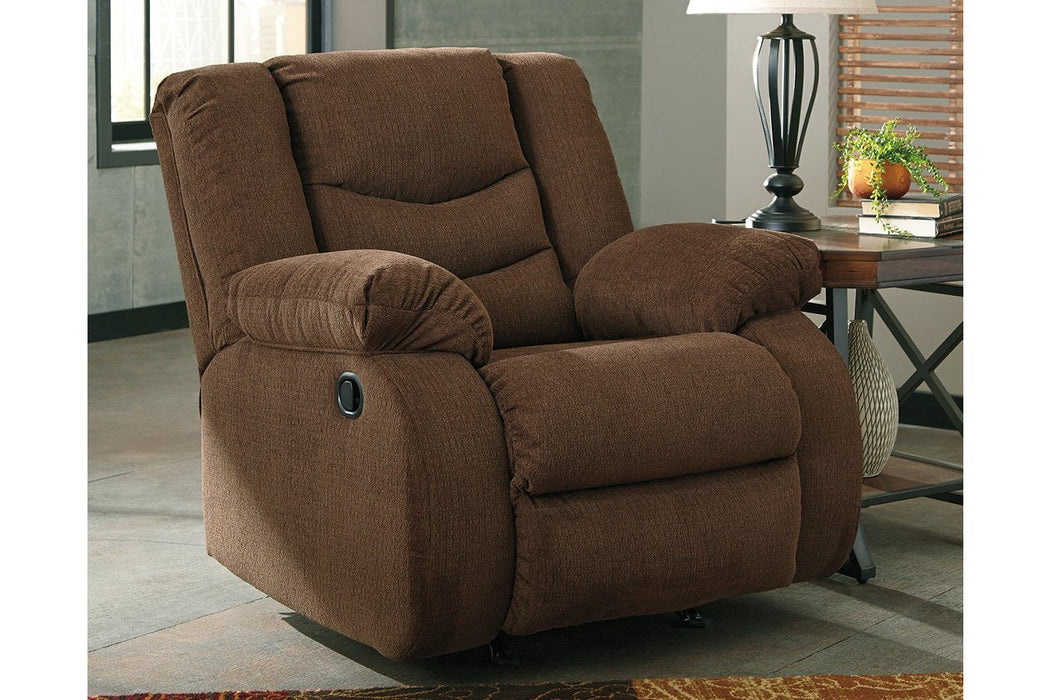 Tulen Chocolate Recliner - 9860525 - Gate Furniture