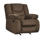 Tulen Chocolate Recliner - 9860525 - Gate Furniture