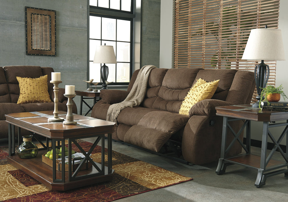Tulen Chocolate Reclining Living Room Set - Gate Furniture