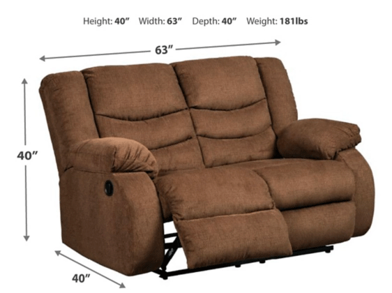 Tulen Chocolate Reclining Living Room Set - Gate Furniture