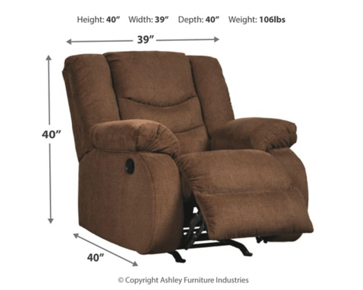 Tulen Chocolate Reclining Living Room Set - Gate Furniture