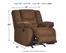 Tulen Chocolate Reclining Living Room Set - Gate Furniture