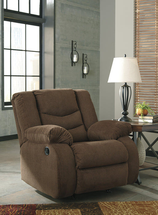 Tulen Chocolate Reclining Living Room Set - Gate Furniture
