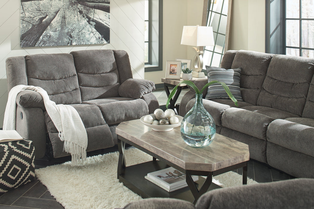 Tulen Gray Reclining Living Room Set - Gate Furniture