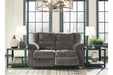 Tulen Gray Reclining Loveseat - 9860686 - Gate Furniture