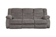 Tulen Gray Reclining Sofa - 9860688 - Gate Furniture