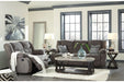 Tulen Gray Reclining Sofa - 9860688 - Gate Furniture