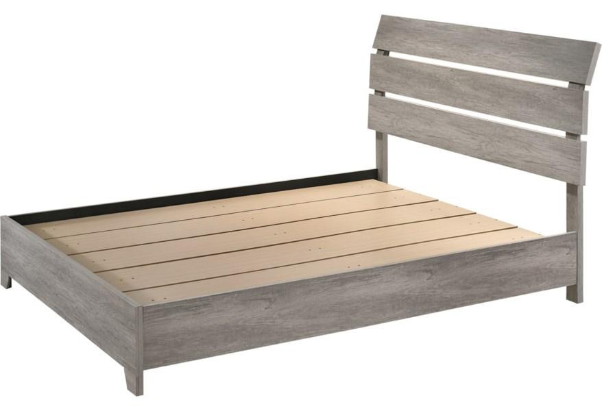 Tundra Gray Panel Bedroom Set - Gate Furniture