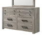 Tundra Gray Panel Bedroom Set - Gate Furniture