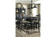 Tyler Creek Black/Gray Counter Height Dining Table - D736-32 - Gate Furniture