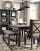 Tyler Creek Black-Gray Dining Room Set - Gate Furniture