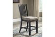 Tyler Creek Black/Grayish Brown Counter Height Bar Stool (Set of 2) - D736-124 - Gate Furniture