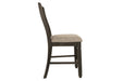 Tyler Creek Black/Grayish Brown Counter Height Bar Stool (Set of 2) - D736-124 - Gate Furniture