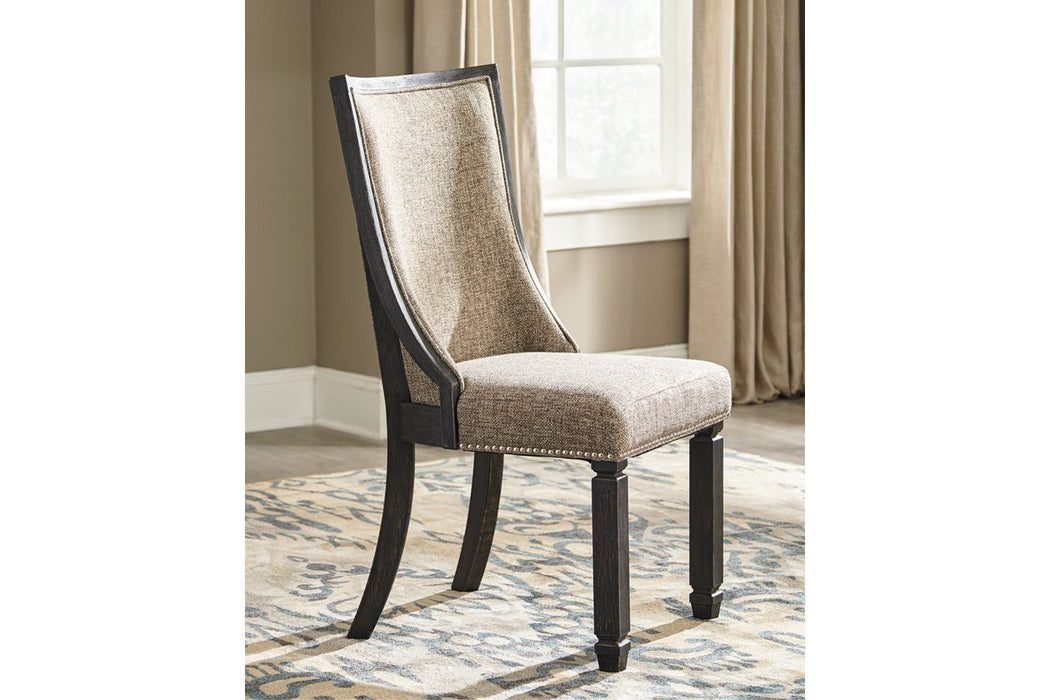 Tyler Creek Black/Grayish Brown Dining Chair (Set of 2) - D736-02 - Gate Furniture