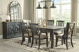 Tyler Creek Black/Grayish Brown Dining Chair (Set of 2) - D736-02 - Gate Furniture