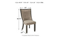 Tyler Creek Black/Grayish Brown Dining Chair (Set of 2) - D736-02 - Gate Furniture