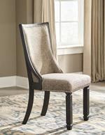 Tyler Creek Black/Grayish Brown Dining Chair (Set of 2) - D736-02 - Gate Furniture