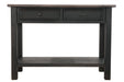 Tyler Creek Grayish Brown/Black Sofa/Console Table - T736-4 - Gate Furniture