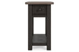 Tyler Creek Two-tone Chairside End Table - T736-107 - Gate Furniture