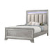 Vail Gray LED Queen Panel Bed - Gate Furniture