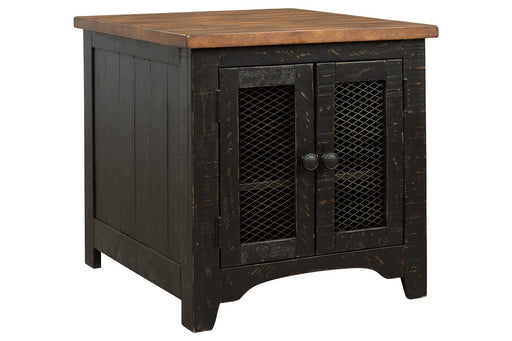 Valebeck Black/Brown End Table - T468-3 - Gate Furniture