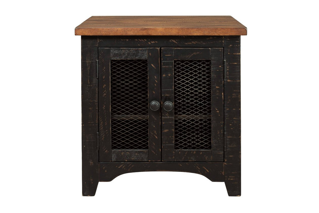 Valebeck Black/Brown End Table - T468-3 - Gate Furniture