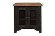 Valebeck Black/Brown End Table - T468-3 - Gate Furniture