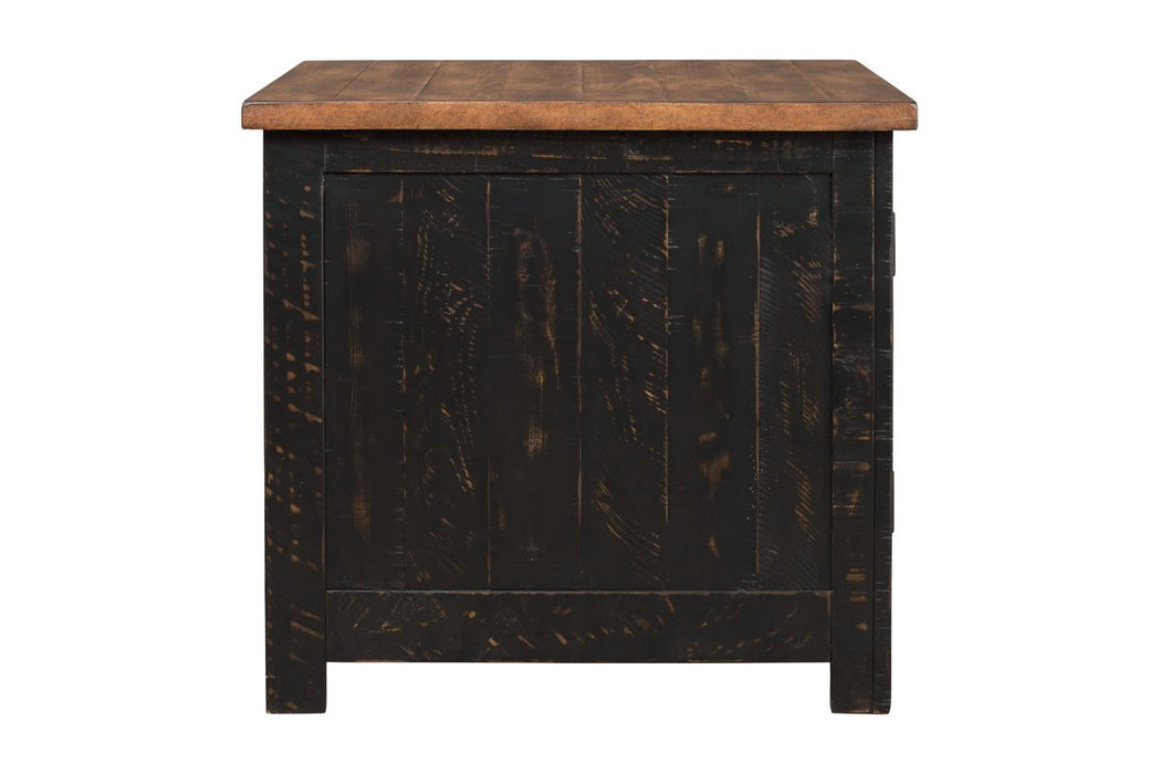 Valebeck Black/Brown End Table - T468-3 - Gate Furniture