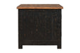 Valebeck Black/Brown End Table - T468-3 - Gate Furniture
