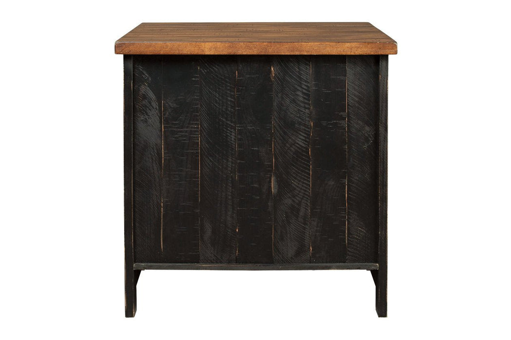 Valebeck Black/Brown End Table - T468-3 - Gate Furniture