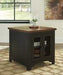 Valebeck Black/Brown End Table - T468-3 - Gate Furniture