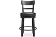 Valebeck Black Counter Height Bar Stool - D546-624 - Gate Furniture