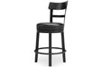 Valebeck Black Counter Height Bar Stool - D546-624 - Gate Furniture