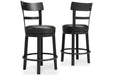 Valebeck Black Counter Height Bar Stool - D546-624 - Gate Furniture