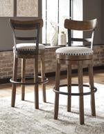 Valebeck Brown Bar Height Bar Stool - D546-430 - Gate Furniture