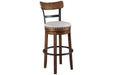 Valebeck Brown Bar Height Bar Stool - D546-430 - Gate Furniture