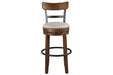 Valebeck Brown Bar Height Bar Stool - D546-430 - Gate Furniture