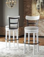 Valebeck White Bar Height Bar Stool - D546-530 - Gate Furniture