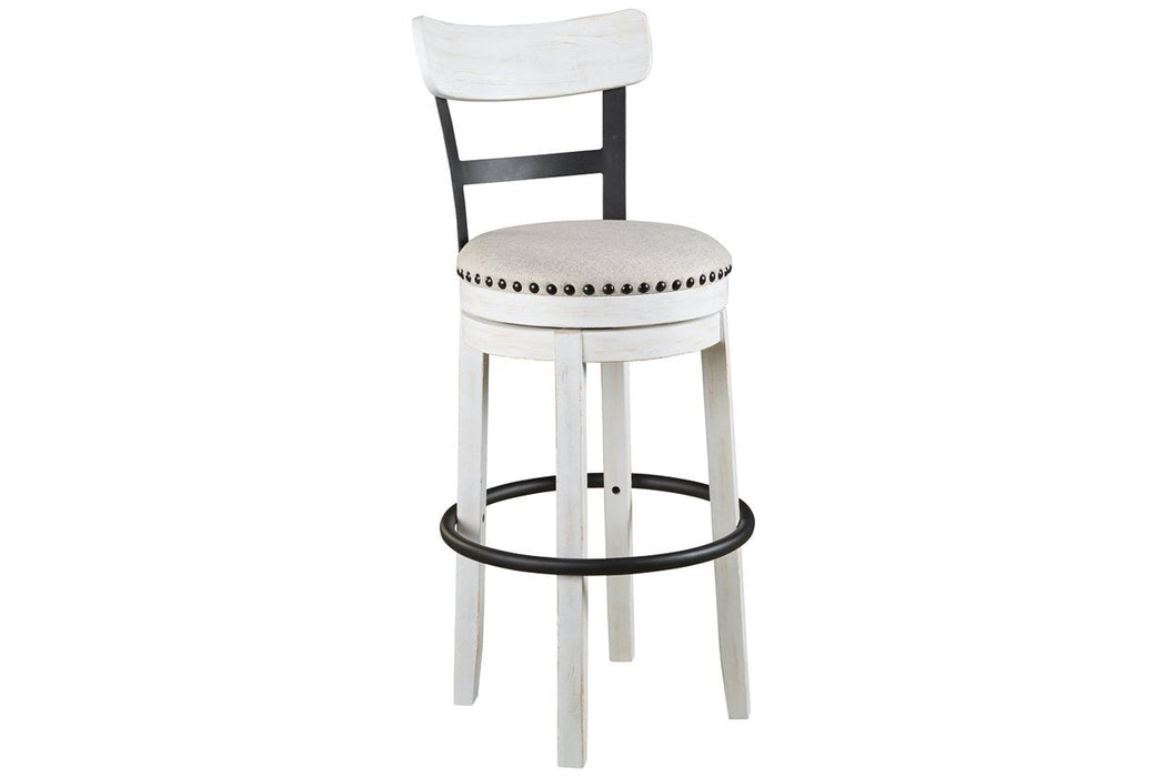 Valebeck White Bar Height Bar Stool - D546-530 - Gate Furniture