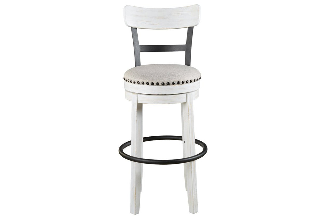Valebeck White Bar Height Bar Stool - D546-530 - Gate Furniture