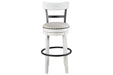 Valebeck White Bar Height Bar Stool - D546-530 - Gate Furniture