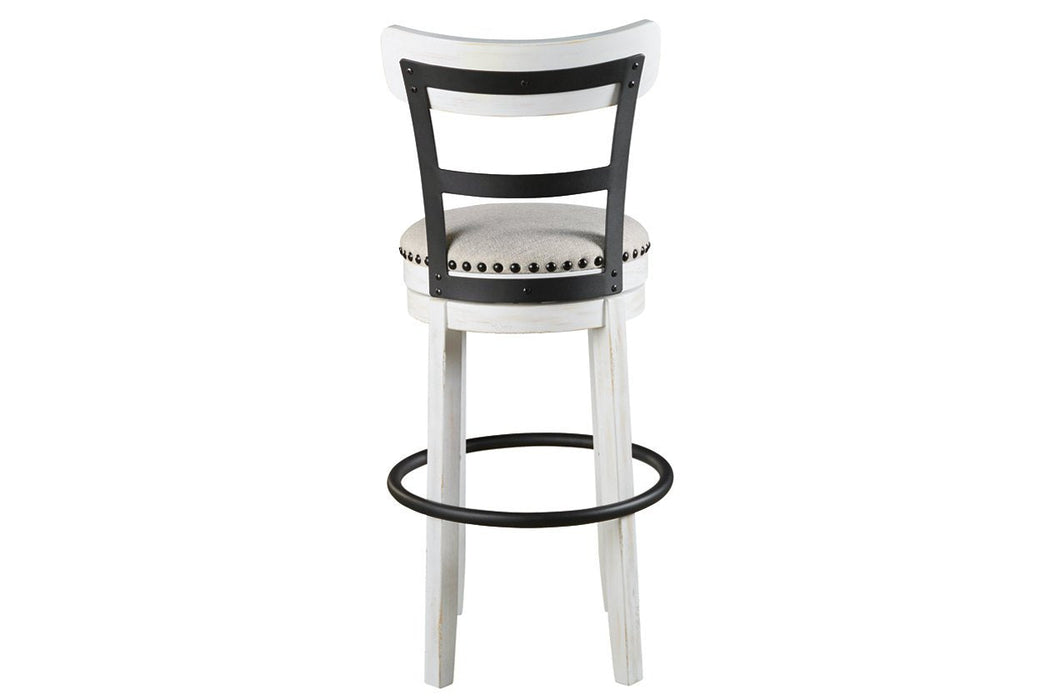 Valebeck White Bar Height Bar Stool - D546-530 - Gate Furniture